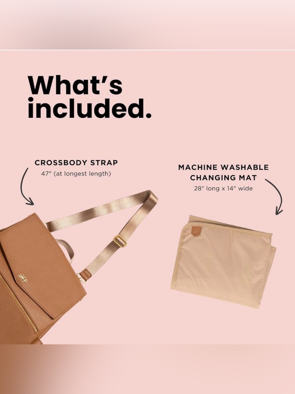 Freshly Picked Classic Diaper Bag II - Toffee - Picture 3 of 5
